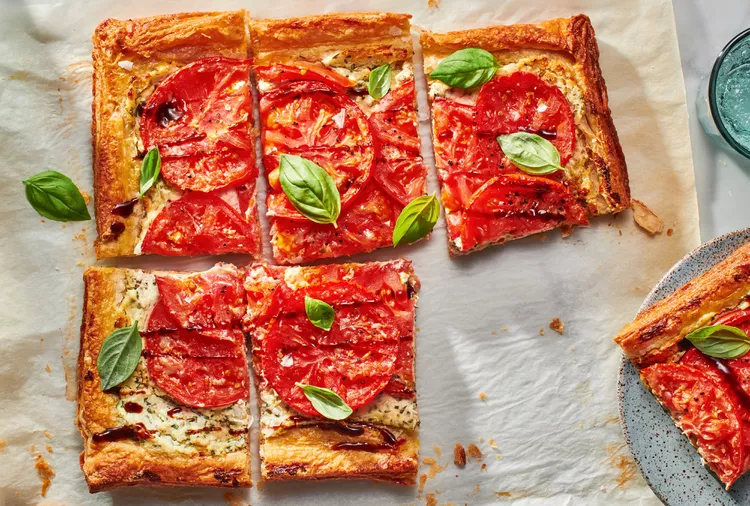 Tomato Tart With Puff Pastry