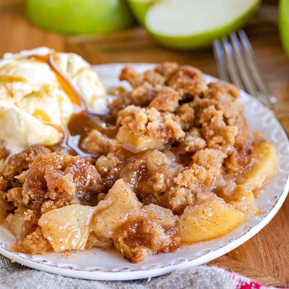 The best apple crumble