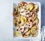 Baked salmon with potatoes & fennel